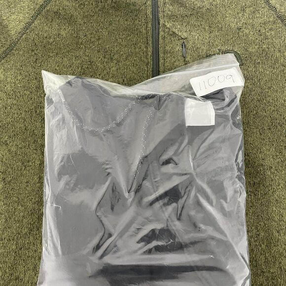 Nike Tech Fleece Jogger Pants Mens Large Black Tapered Cuffed Zip Pocket Swoosh - Picture 12 of 12